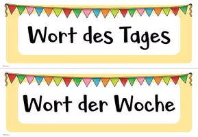 Vorschau - Präsentationen/Tafelbilder - Tafelmaterial Wort des Tages - Wort der Woche - Seite 3