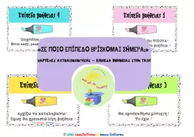 Προεπισκόπηση - Αφίσες - Επιπεδα βοηθειας με μαρκαδορους! - Εξώφυλλο