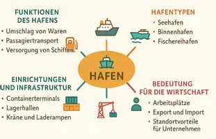 Vorschau - Arbeitsblätter - Arbeitsblatt "Hafen" + Onlineübung & MP3 + Mindmap + Infografik - Seite 2