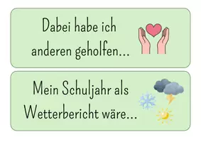 Vorschau - Bildkarten - Reflexionskarten Schuljahresende - Seite 3