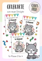 Vorschau - Anderer Materialtyp - Grußkarte zum Schuljahresbeginn (Wolfklasse) - Deckblatt