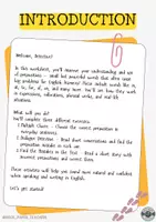Vista previa - Hojas de trabajo - B1 Prepositions 1 - Error detective worksheet - página 1
