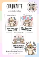 Vorschau - Anderer Materialtyp - Grußkarte zum Geburtstag (Otter-Klasse) - Deckblatt