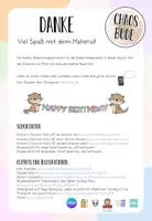 Vorschau - Anderer Materialtyp - Grußkarte zum Geburtstag (Otter-Klasse) - Seite 1