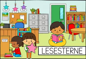 Vorschau - Arbeitsblätter - Lesesterne - Lesepass - Lesemotivation - Grundschule - Seite 1