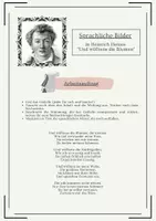 Vorschau - Arbeitsblätter - Die Wirkung von Gedichten untersuchen - Deckblatt