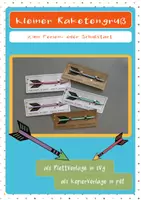 Vorschau - Mal- und Bastelvorlagen - Geschenk Einschulung / Schuljahresbeginn / Schuljahresende - Deckblatt