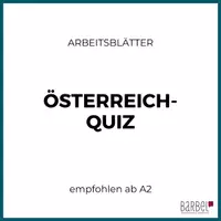 Vorschau - Quiz - Österreichquiz | kulturreflexives Lernen | A2 - Deckblatt