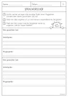 Vorschau - Arbeitsblätter - Satzwürfelspiel zur Erarbeitung der Satzglieder - Seite 3