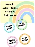 Vorschau - Poster - Positive Affirmationen – Stärkende Ich-Sätze für den Spiegel - Deckblatt