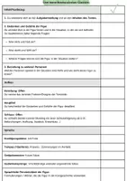 Vorschau - Arbeitsblätter - Checkliste - Innerer Monolog - Seite 1