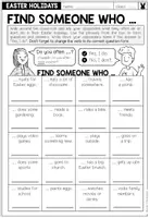 Vorschau - Arbeitsblätter - EASTER HOLIDAYS - Find someone who ... (Bingo) - Seite 3
