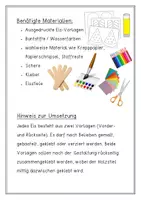 Vorschau - Mal- und Bastelvorlagen - Eis am Stiel – Sommerliche Fensterbilder zum Basteln - Seite 1