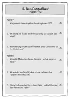 Vorschau - Arbeitsblätter - Test 7. - 12. Kapitel HSAP 25/26 Pflichtlektüre "Pampa Blues" - Seite 1