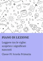anteprima - Piani di lezione - Leggere tra le righe scoprire i significati nascosti - Pagina di copertina
