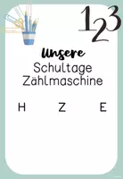 Vorschau - Anderer Materialtyp - Unsere Schultage Zählmaschine mit Zahlen - Seite 2