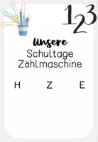 Vorschau - Anderer Materialtyp - Unsere Schultage Zählmaschine mit Zahlen - Seite 3
