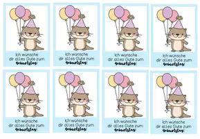 Vorschau - Anderer Materialtyp - Glückwunschskarte zum Geburtstag für deine Otterklasse - Seite 2