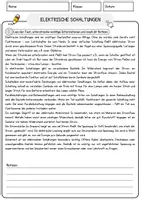 Vorschau - Arbeitsblätter - Elektrische Schaltungen Arbeitsblätter mit Fragen + Lösungen Technik AB - Seite 1