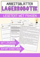 Vorschau - Arbeitsblätter - Lagerrobotik Arbeitsblätter mit Lösungen Natur und Technik - Deckblatt