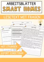 Vorschau - Arbeitsblätter - Smart Homes(1) Arbeitsblätter mit Lösungen Natur und Technik - Deckblatt