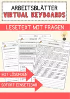 Vorschau - Arbeitsblätter - Virtual Keyboards Arbeitsblätter mit Lösungen Natur und Technik - Deckblatt