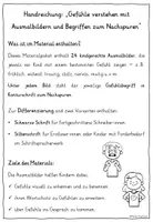 Vorschau - Arbeitsblätter - Meine Gefühle Ausmalbilder Grundschule Klasse 1-4 - Seite 1