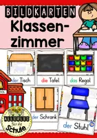 Vorschau - Bildkarten - Bildkarten - Klassenzimmer (DaZ/DaF) - Deckblatt