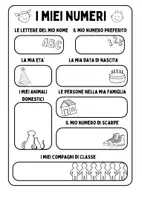 anteprima - Materiale di supporto/inclusione - I miei numeri - accoglienza matematica - Pagina di copertina