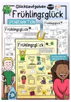 Vorschau - Spiele - Frühlingsglück / Glücksaufgaben - SPENDENAKTION - Deckblatt