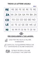 anteprima - Esercizi - DISCRIMINAZIONE VISIVA SILLABE - Pagina 3