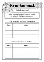 Vorschau - Aufgabenkarten - Krankenpost - Fuchsklasse - Seite 3