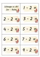 Vorschau - Spiele - Einmaleins Spiel - Schnapp es dir! 2er Reihe - Seite 2