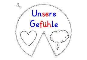Vorschau - Arbeitsblätter - Gefühle Klasse 1 und 2 DREHSCHEIBE differenziert - Seite 3