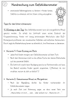 Vorschau - Arbeitsblätter - Gefühlsbarometer - Stimmungsabfrage Gefühle DREHSCHEIBE - Seite 3