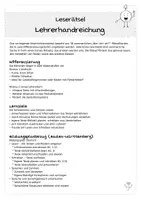 Vorschau - Stundenentwürfe - Sommerliche "Wer-bin-ich?" Rätsel mit Unterrichtsentwurf - Seite 1