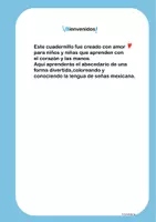 Vista previa - Hojas de trabajo - Abecedario LSM para colorear- Lengua de señas mexicana (inclusion y diversidad) - página 1