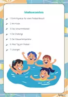Vorschau - Arbeitsblätter - Rechnen im Freibad | Sachrechnen | Größen, Geld & Volumen | Klasse 5 6 7 - Seite 1