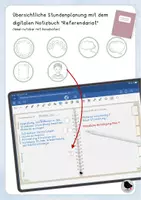 Vorschau - selbst erstellte Cliparts/Grafiken - Digitales Notizbuch Unterrichtsplanung im Referendariat - Seite 1