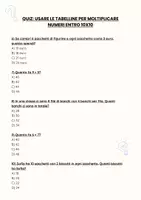 anteprima - Quiz - Quiz: Usare le tabelline per moltiplicare numeri entro 10x10 (calcolare prodotti e quozienti con tabelline) - Pagina 2