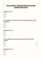 anteprima - Quiz - Quiz: Usare le tabelline per moltiplicare numeri entro 10x10 (calcolare prodotti e quozienti con tabelline) - Pagina 3