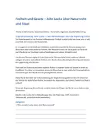 Vorschau - Arbeitsblätter - John Locke - Naturrecht und politische Gemeinschaft - Seite 1