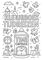 Voorbeeld - Kleurplaten: thema tijdreizen - Pagina 1