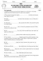 Vorschau - Test - Test zum Simple Present – Verneinungen bilden - Halloween - Deckblatt
