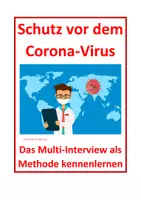 Vorschau - Stundenentwürfe - Schutz vor dem Corona-Virus; Methode: Multi-Interview - Deckblatt