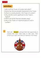 Vorschau - Arbeitsblätter - London Sights Group Work – Tower of London, Big Ben, London Eye, Buckingham Palace - Seite 2