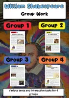 Vorschau - Arbeitsblätter - William Shakespeare Group Work – Plays, Life, Language, and Legacy - Deckblatt