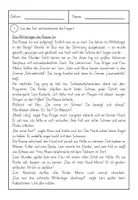 Vorschau - Test - Lesetest zum Thema Winter Klasse 3 mit Lösung - Seite 1