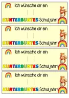Vorschau - Anderer Materialtyp - Eichhörnchenklasse Willkommensgeschenk Regenbogenstift - Seite 1
