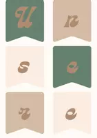 Vorschau - Poster - Klassenregeln boho beige - Seite 1